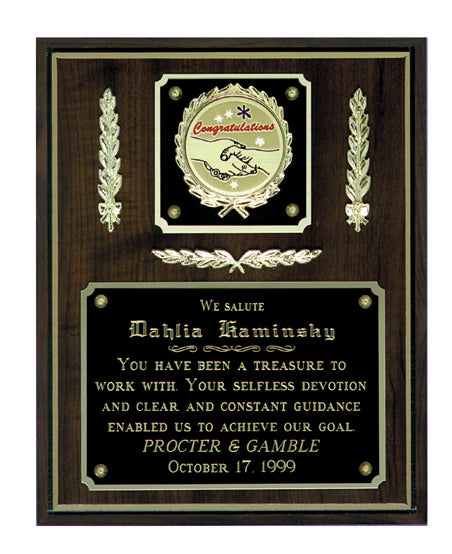Gold Edge Plaques 5