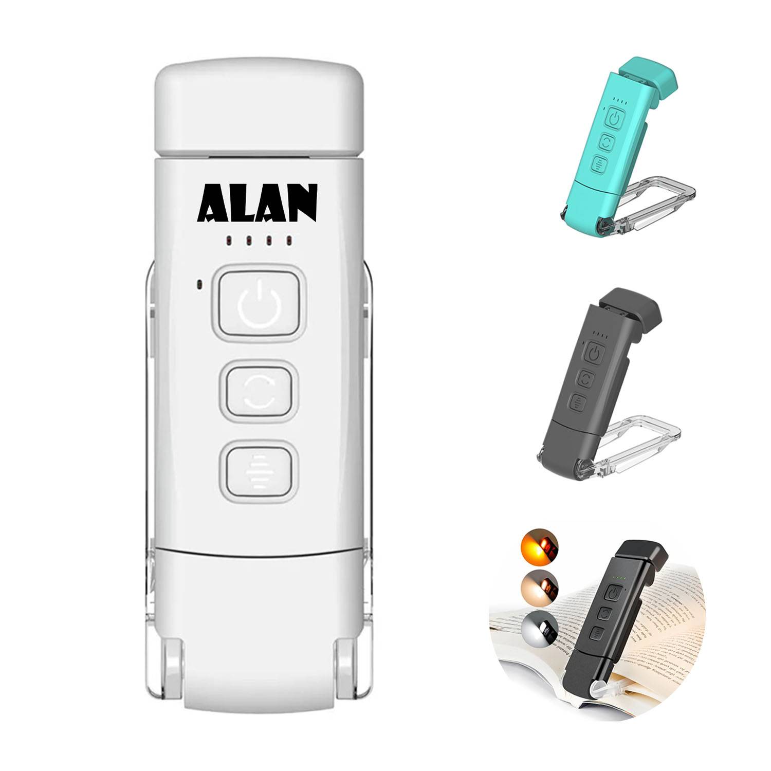 USB portable book holder night light for reading 3