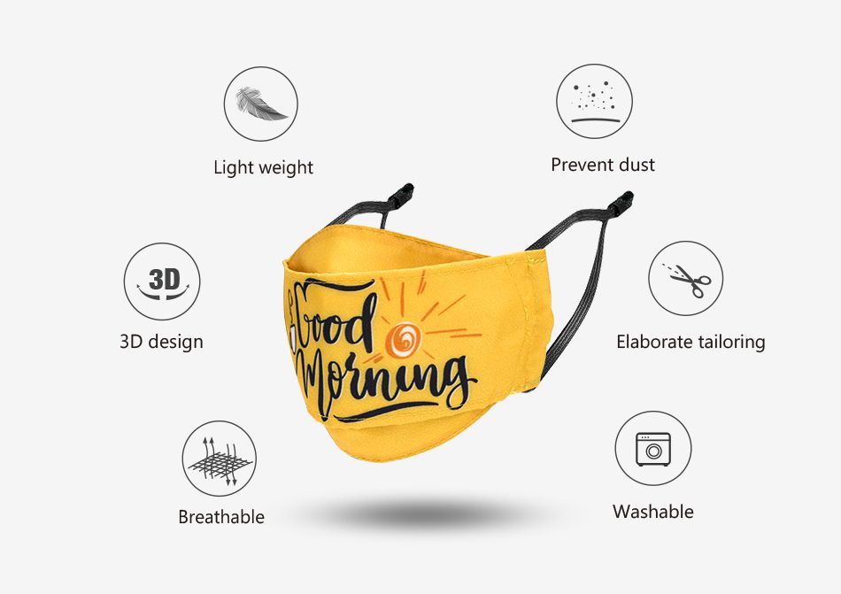 Custom Face Mask - PREMIUM FLAT-FOLD - Sublimation 4