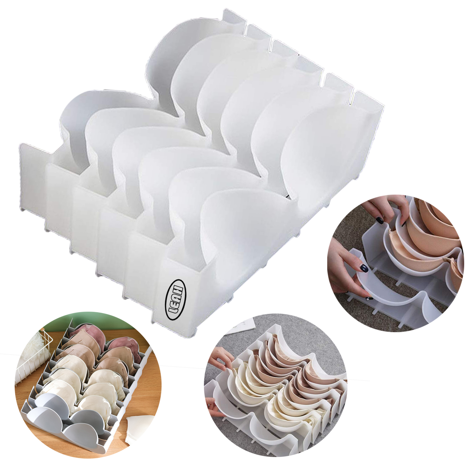 Wardrobe Plastic Bra Storage Box 3