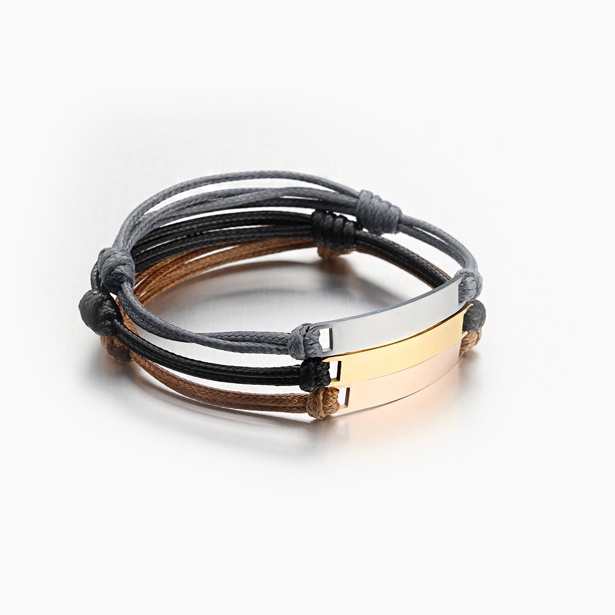 Leather rope woven bracelet 3