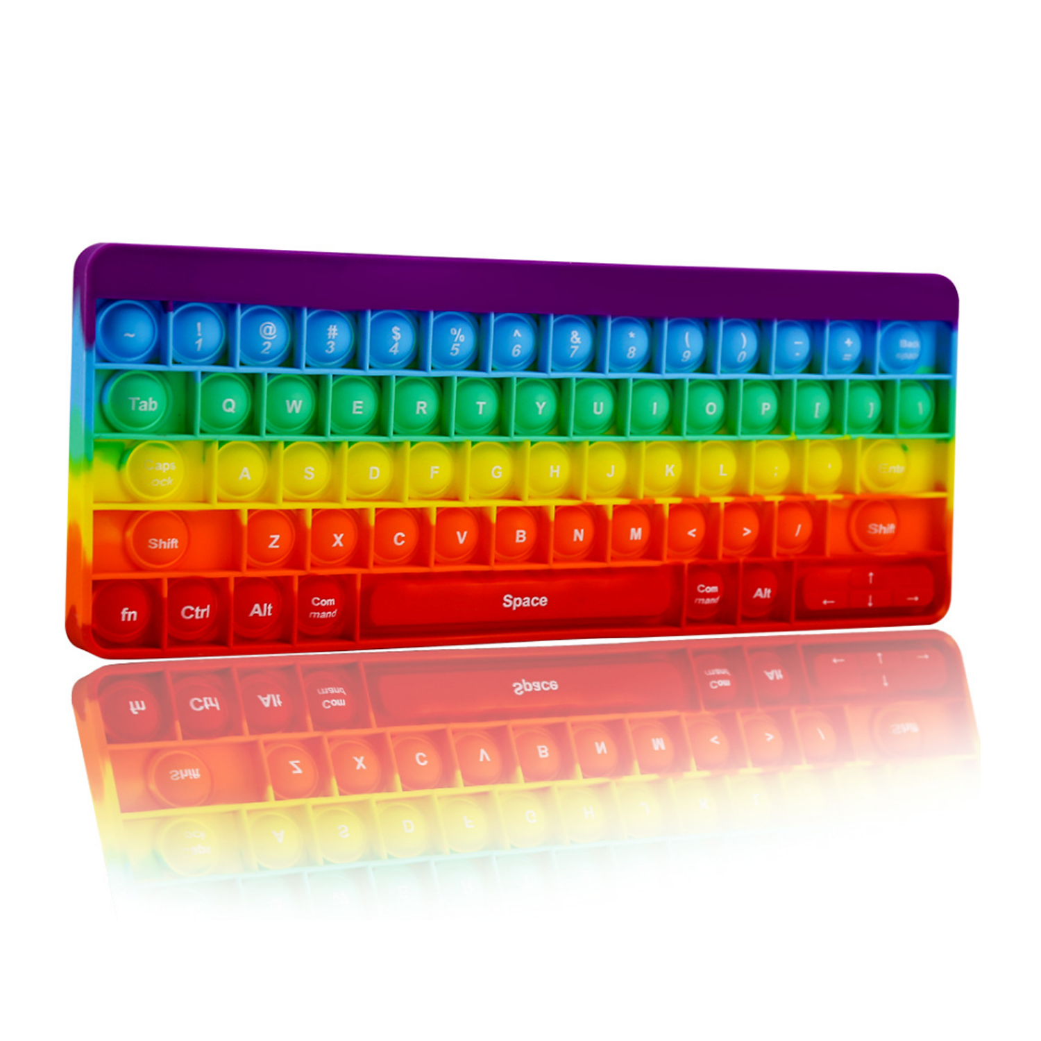 Large Size Keyboard Shape Silicone Fidget Toy 3