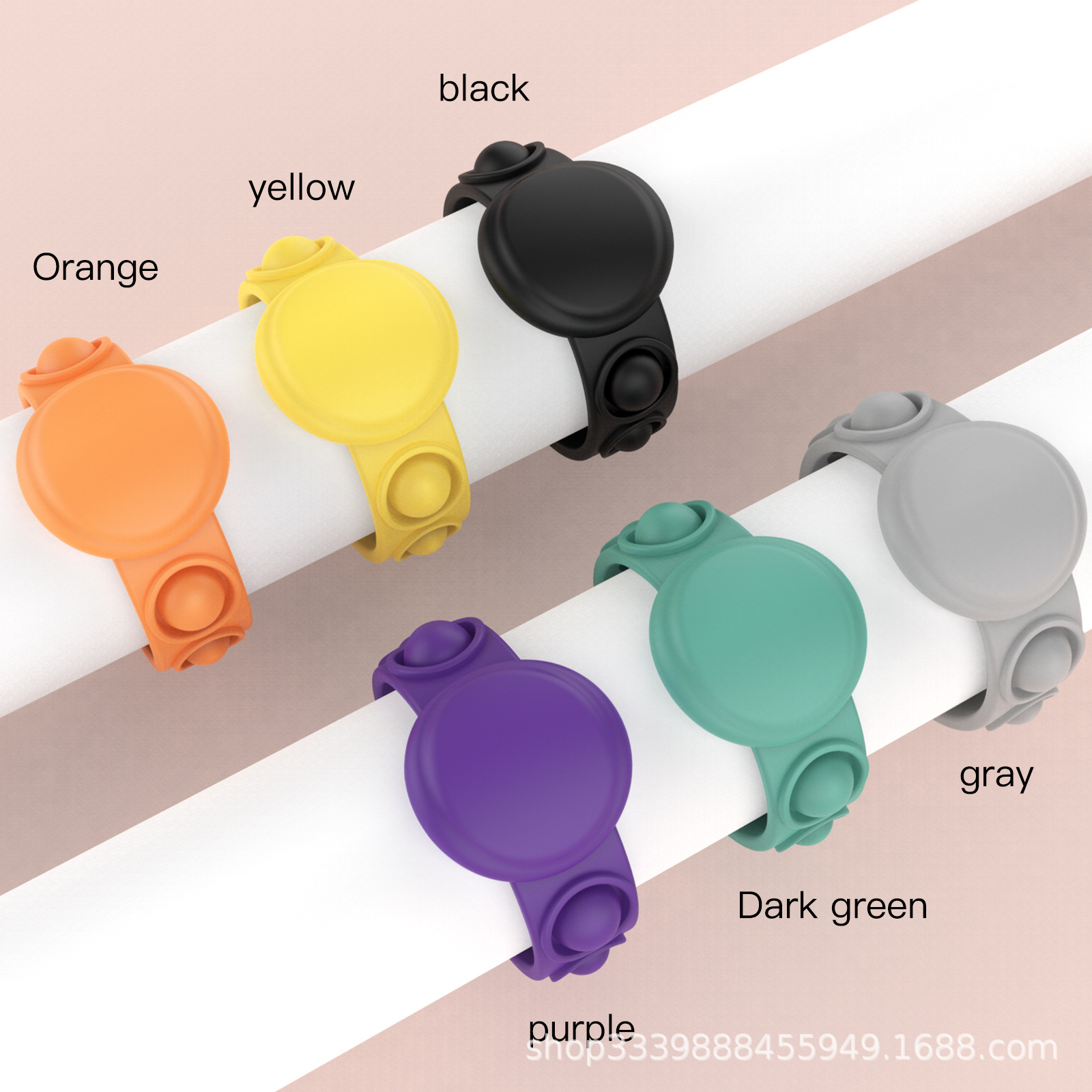 Multifunctional Airtag Protective Case Silicone Sleeve Bracket/ Bubble Push 9