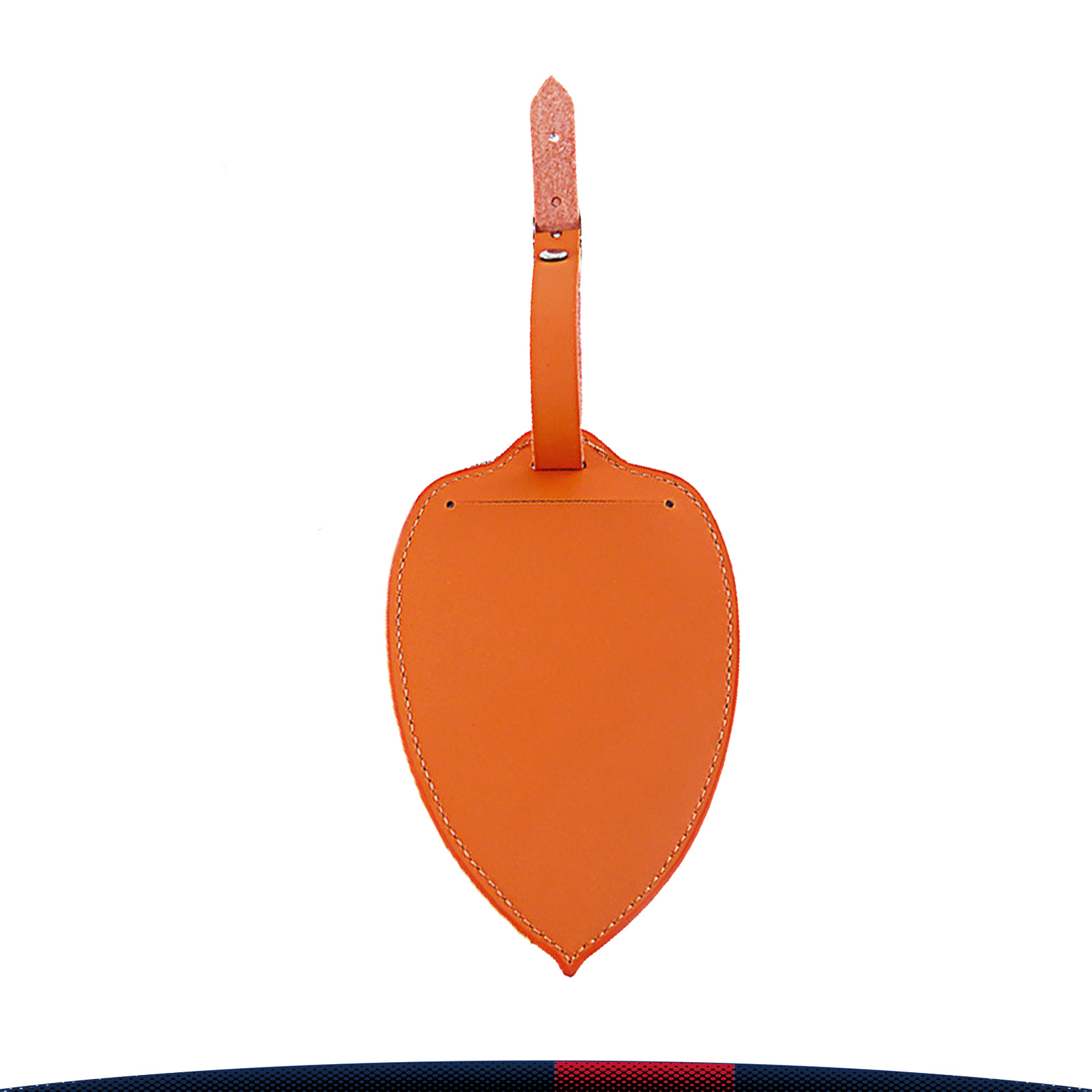 Olivet Leaf-Shaped PU Leather Luggage Tag 6