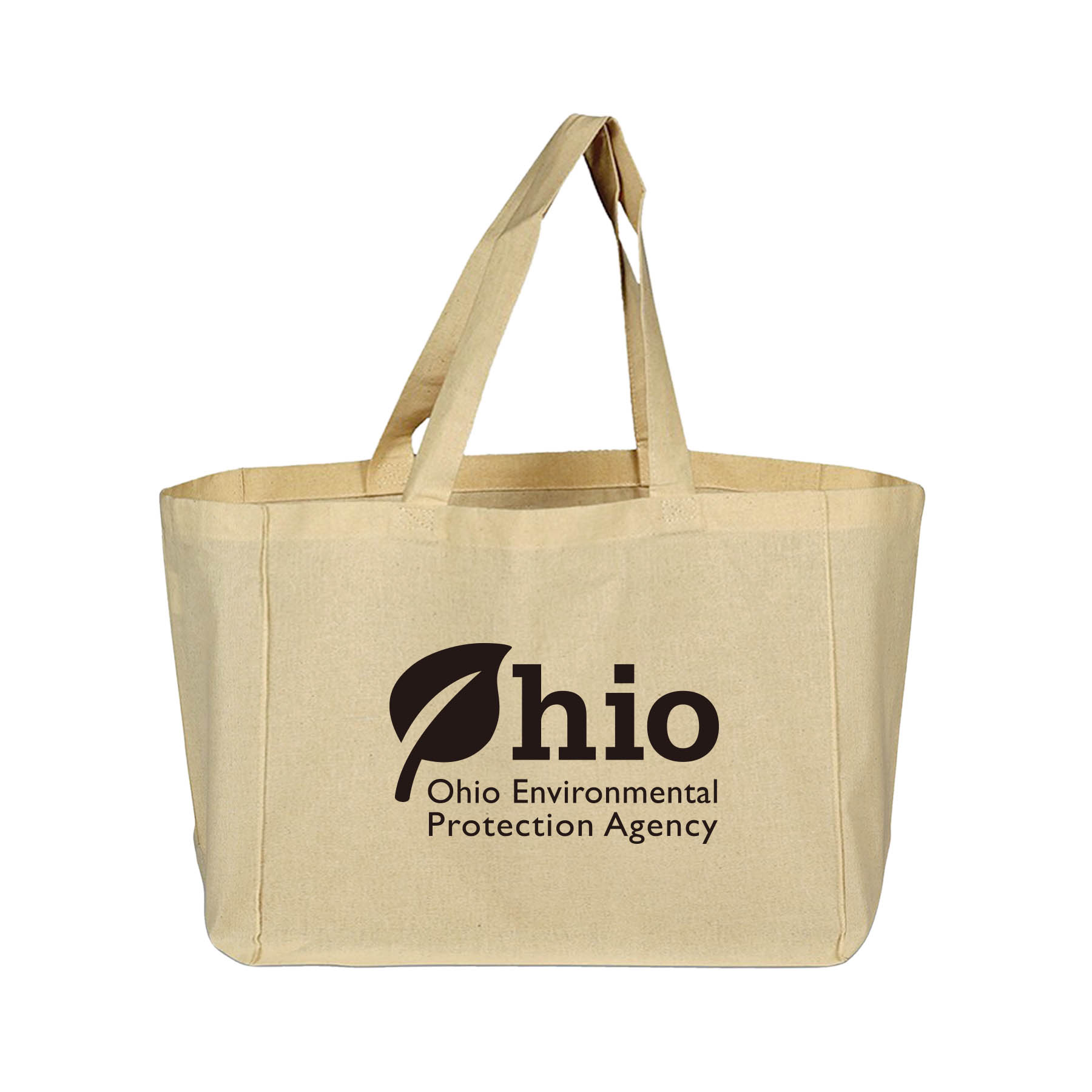 6 oz. 100% Natural Cotton Sheeting Shopper Tote Bag 4