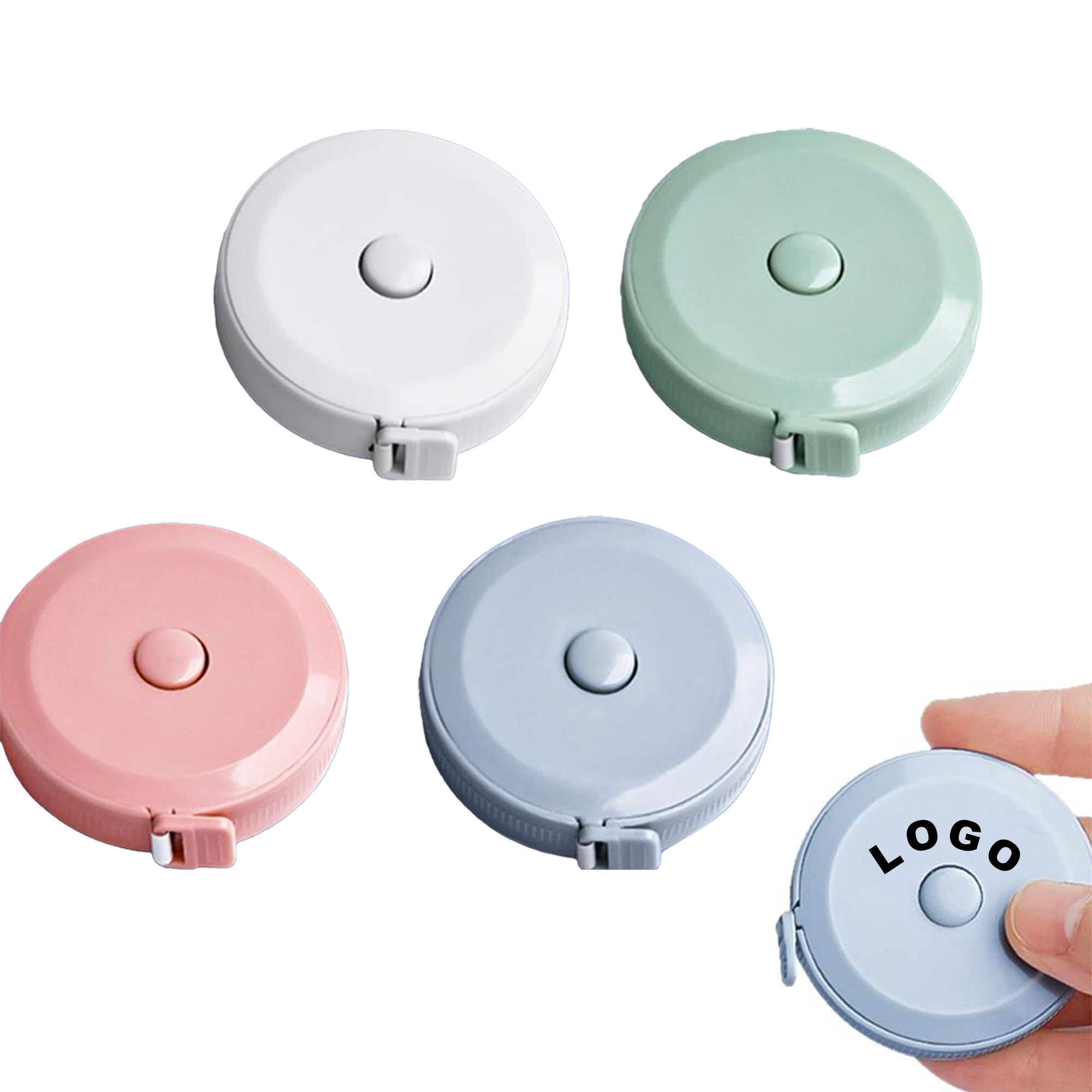 Soft Tape Measure with Push Button 3