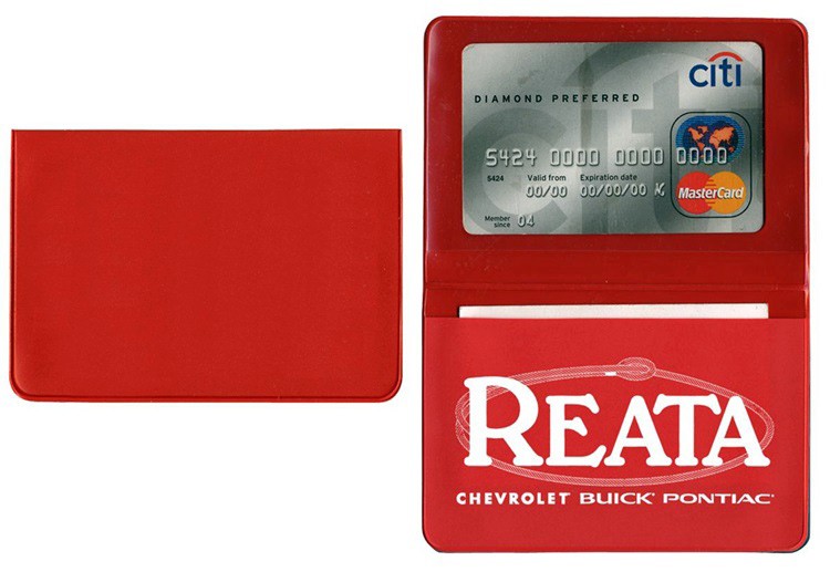 Card Case with 1 Clear Pocket 7