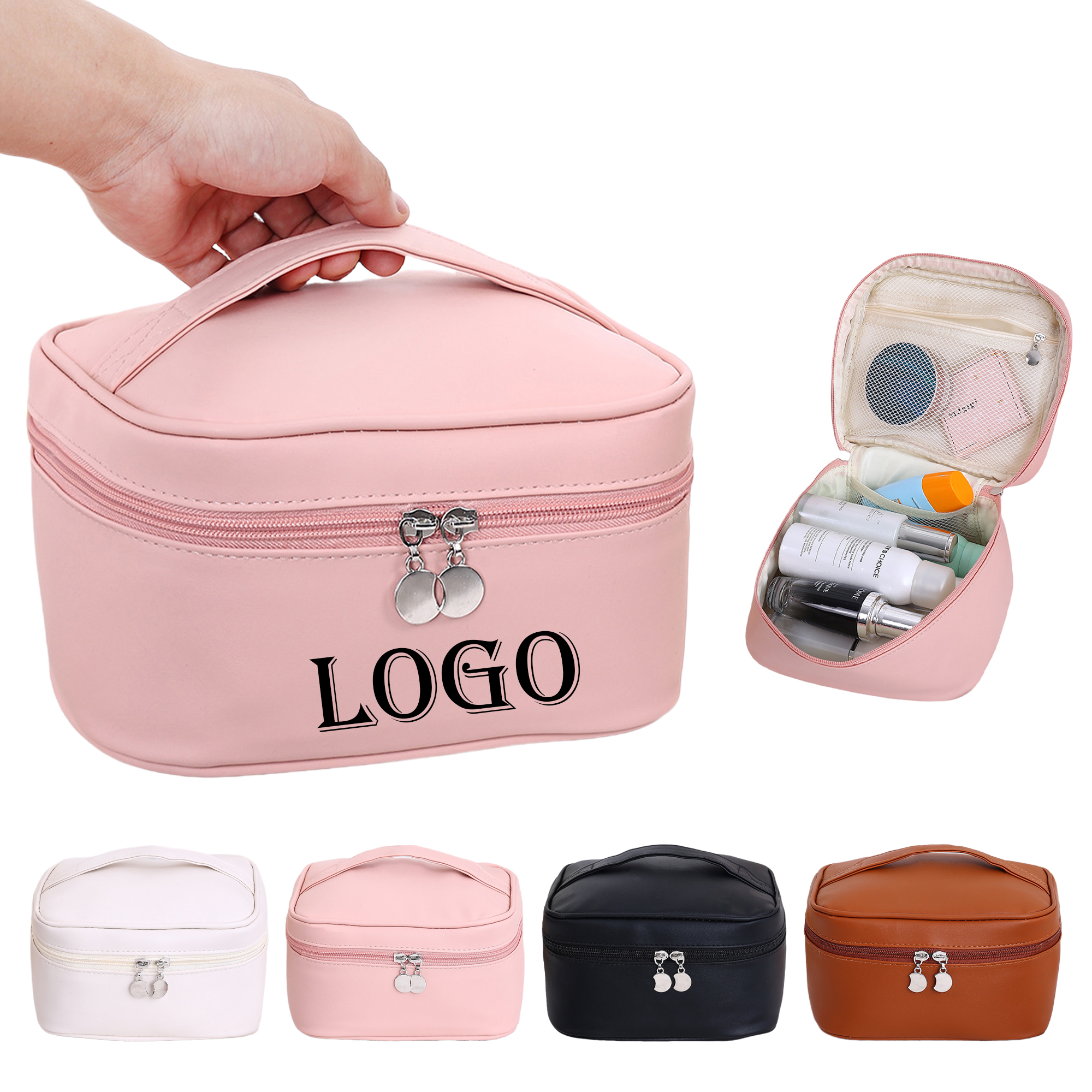 Vintage Waterproof Makeup Toiletry Bag 2