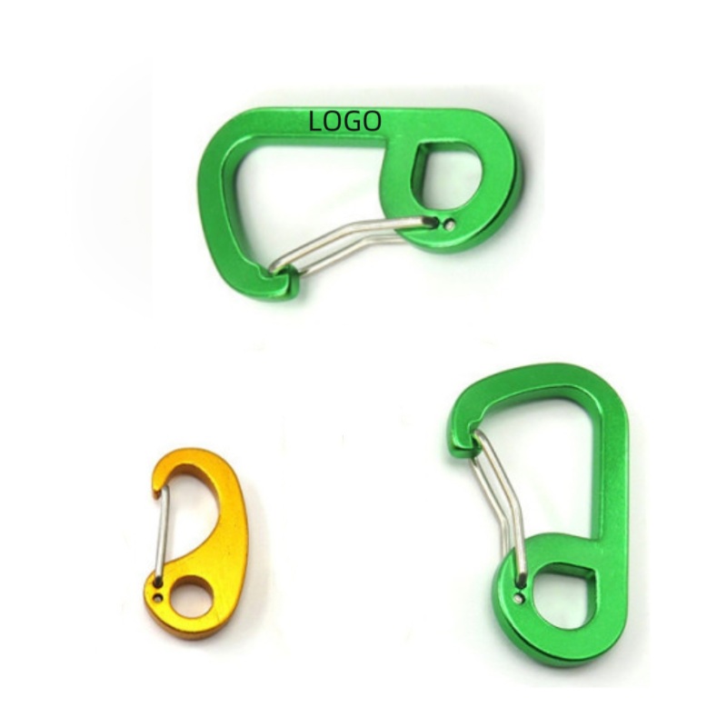 Large Laser Engraved Aluminum Carabiners (2 7/16" W x 1 3/8" H) 1