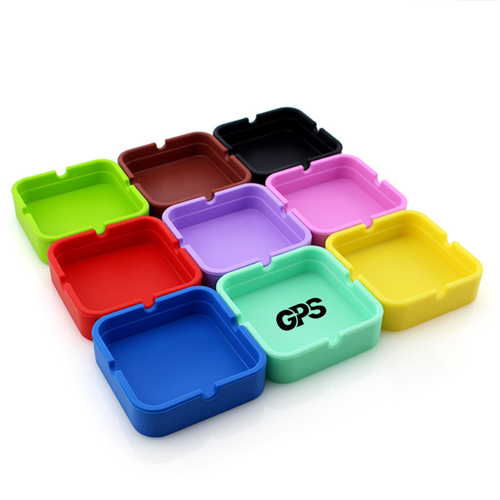 Square Silicone Ashtray 3