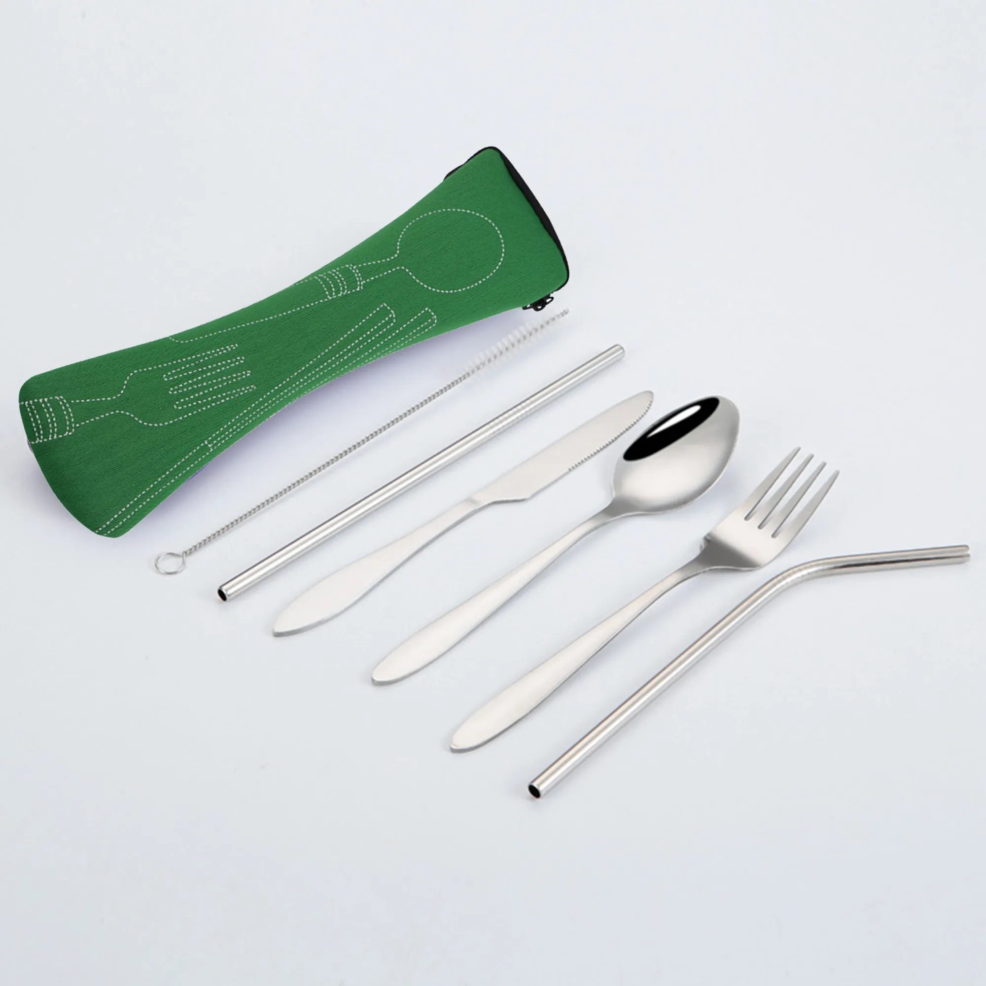 Stainless Steel Ttableware Seven-piece Set 11