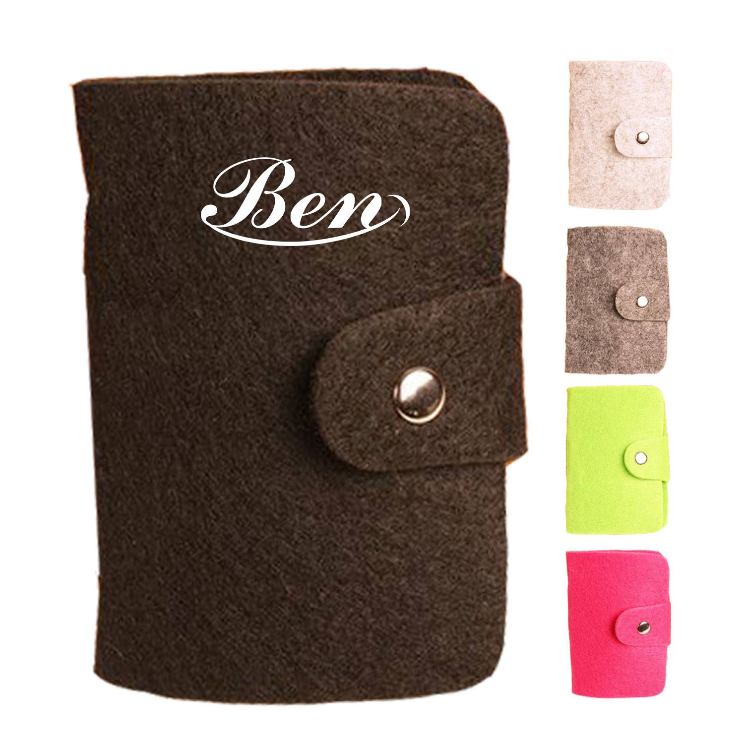 Colored Felt Card Holder 9