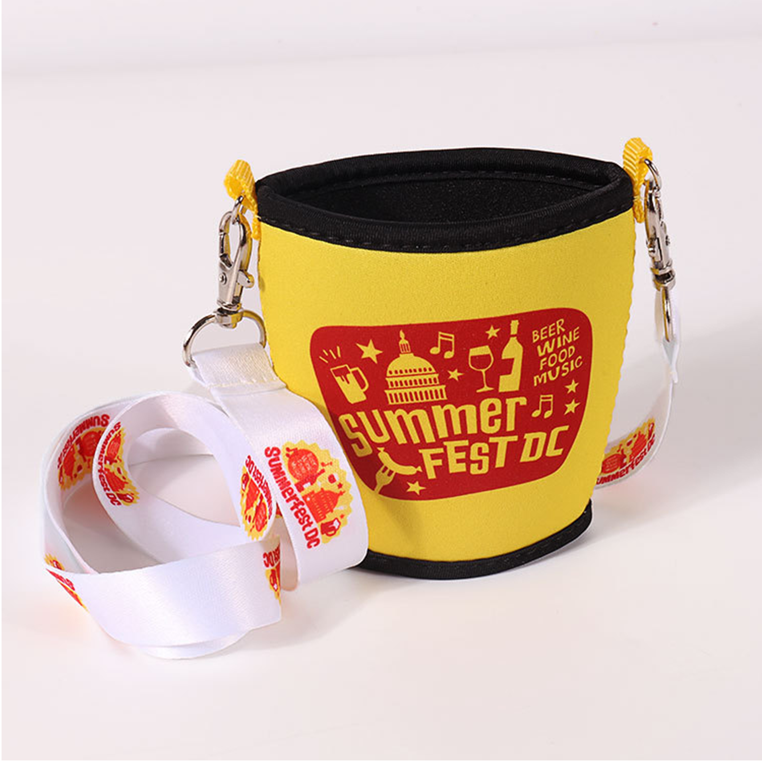 Fashionable Neoprene Sleeve with Adjustable Neck Strap 4