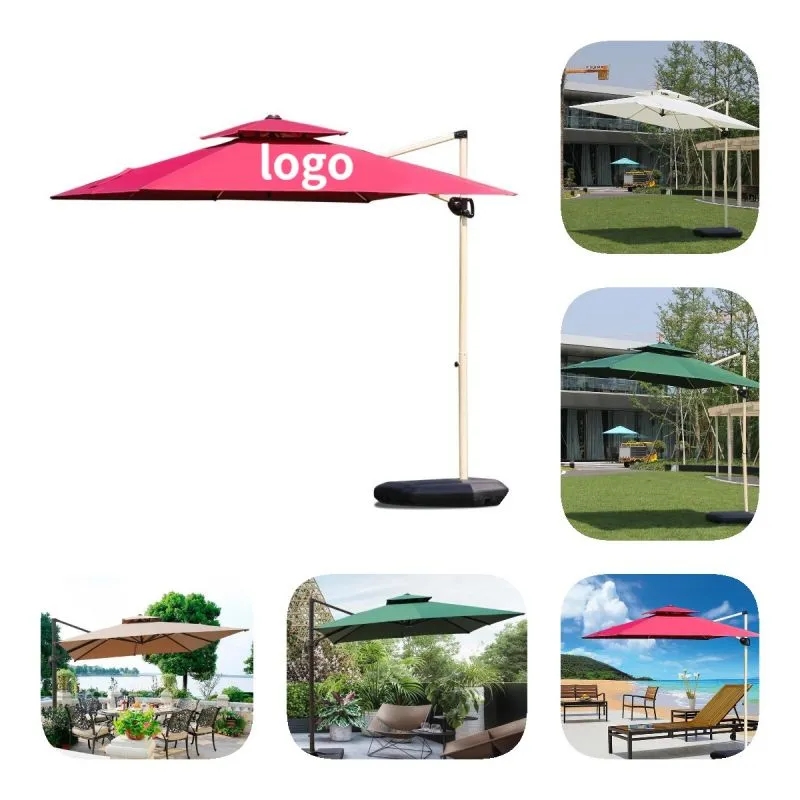 Outdoor Patio Square Umbrella 7