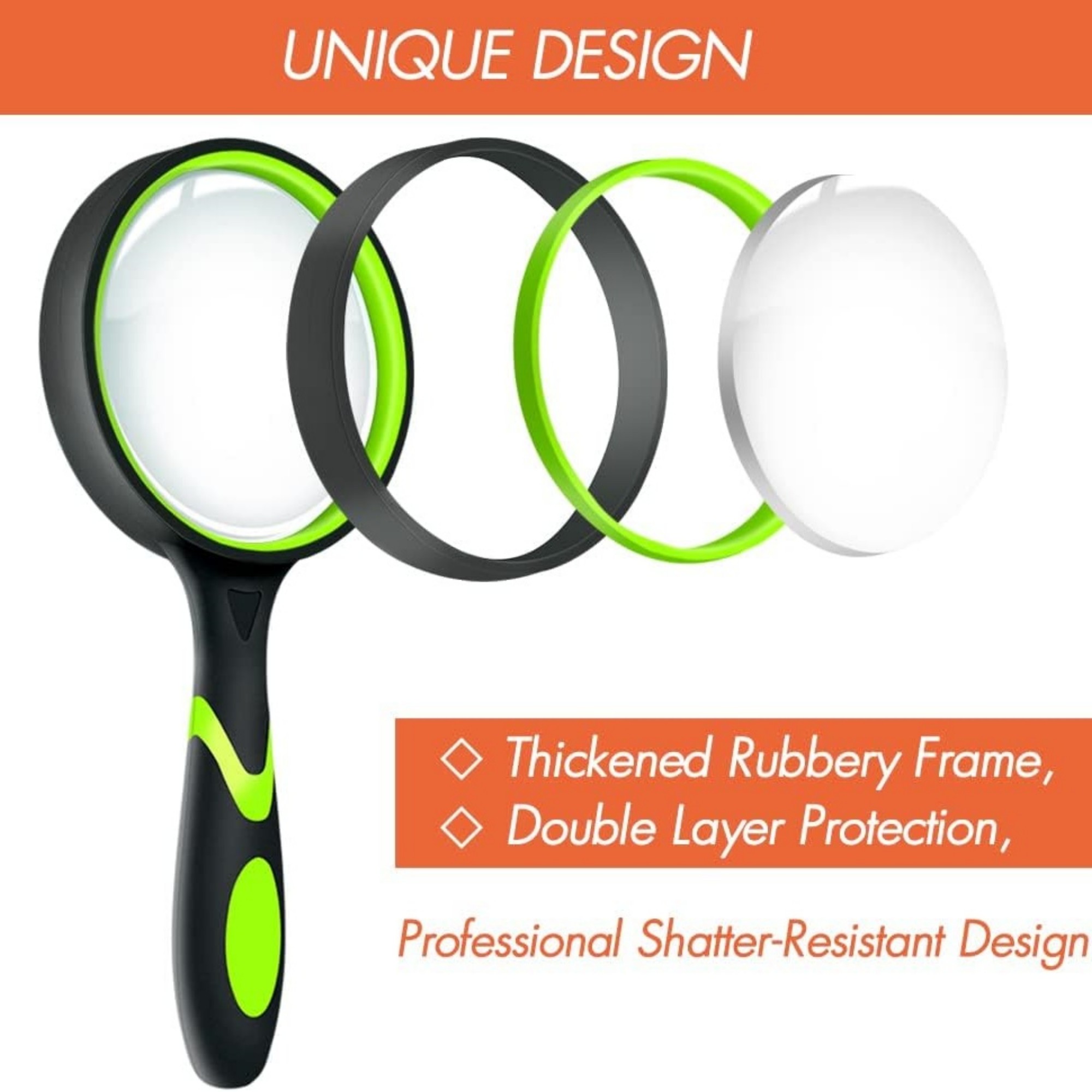 10X 100mm Handheld Magnifier 4