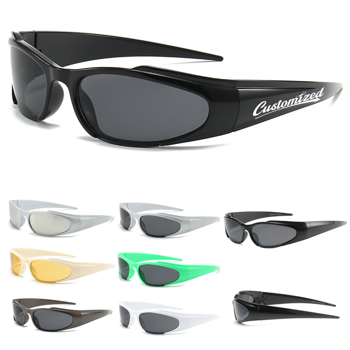 Sport Wraparound Cycling Sunglasses with UV Protection 3