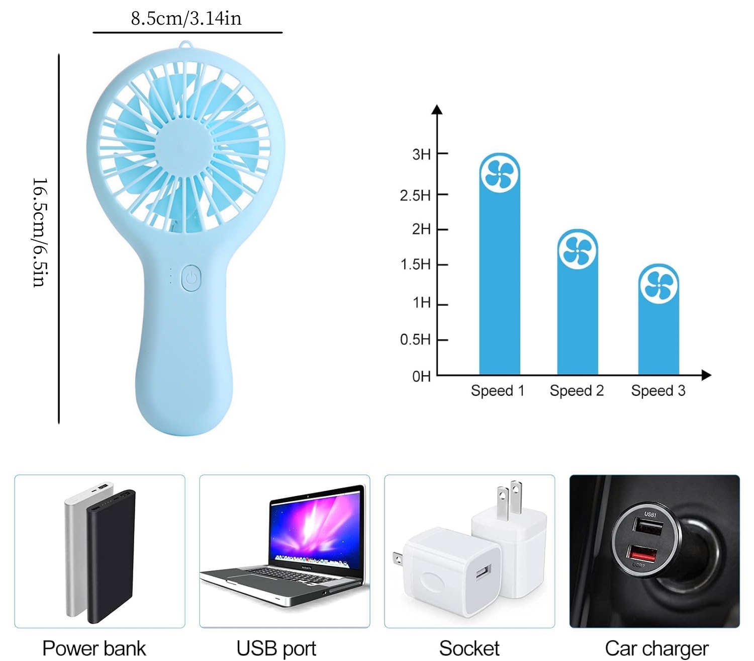 Mini Pocket Hand Fan 3