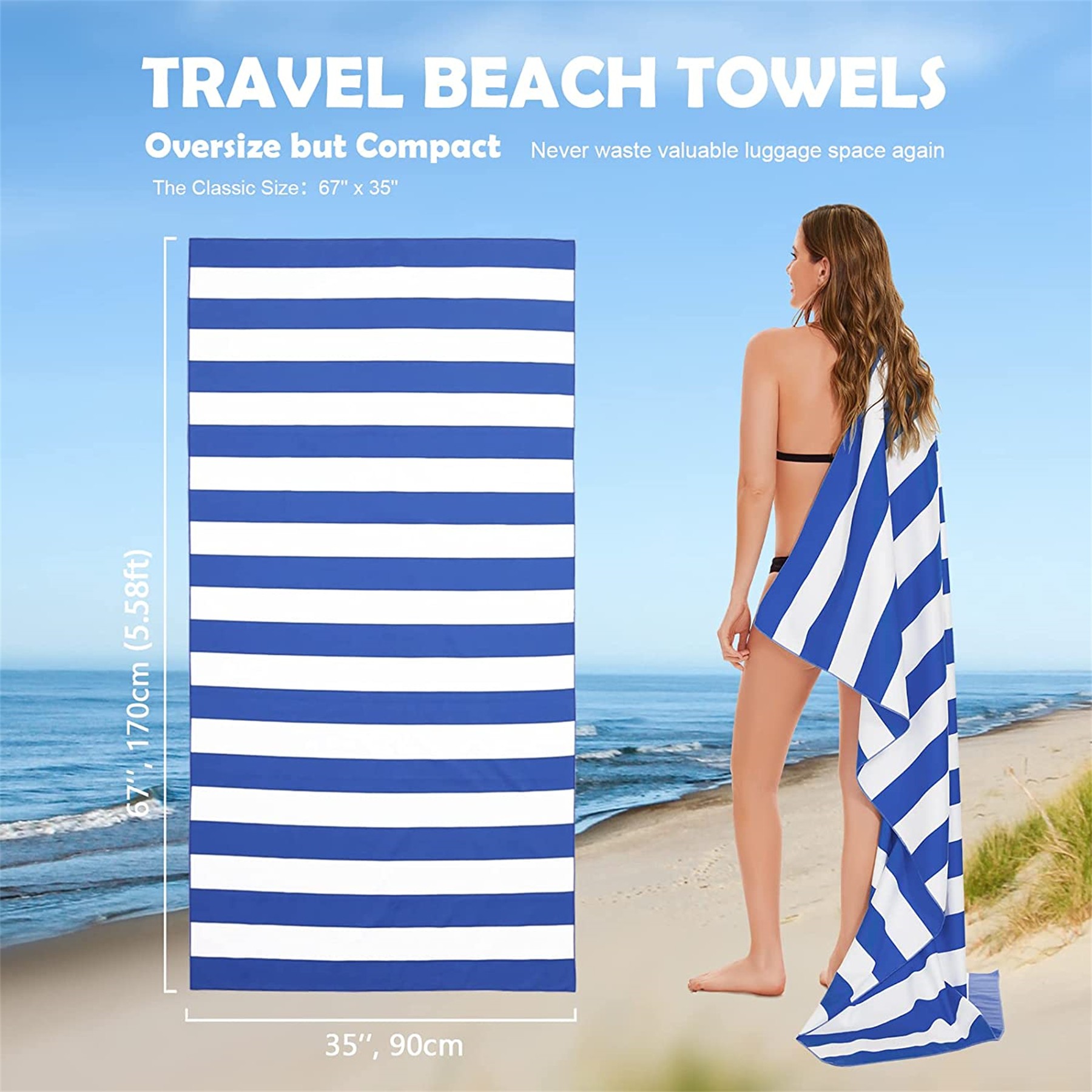 Quick Dry Microfiber Beach Towel 3