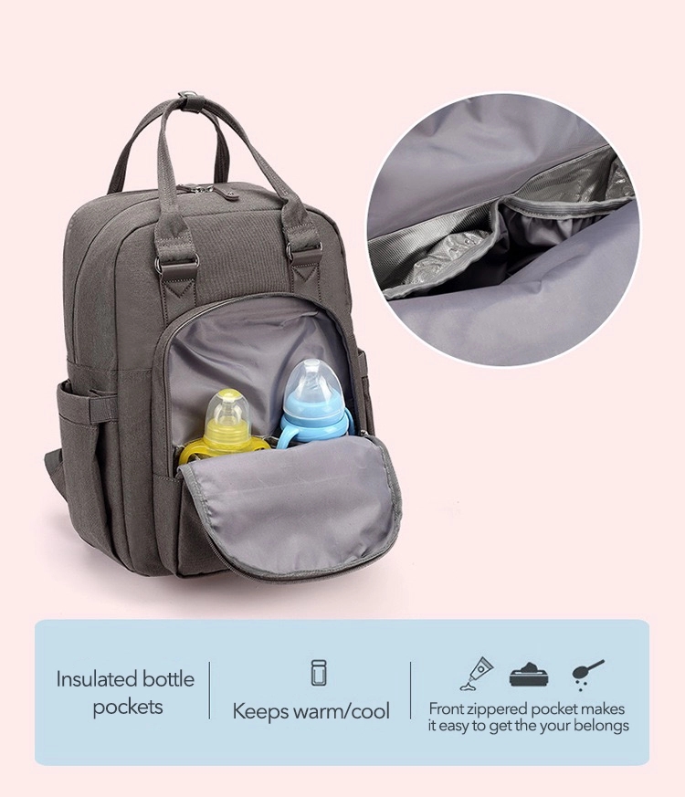 2021 New Mummy / Daddy Backpack Diaper Bag 5