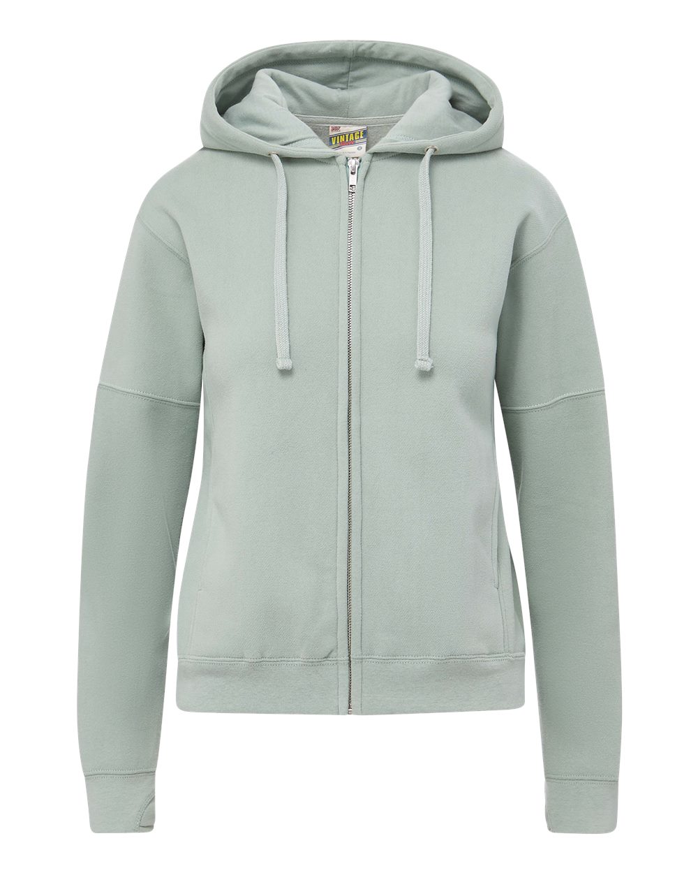 Women's Vintage Fleece Hooded Full-Zip Sweatshirt - W25165 15