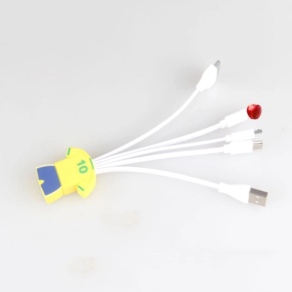 Custom Moulded 3-N-1 Charge Cable 6
