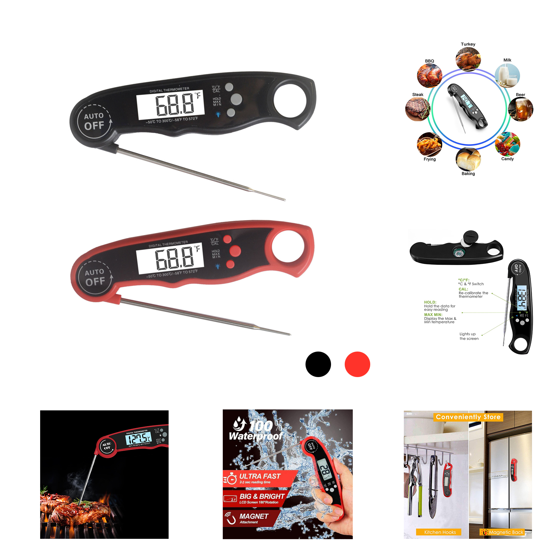 Digital Instant-Read Cooking Thermometer 1