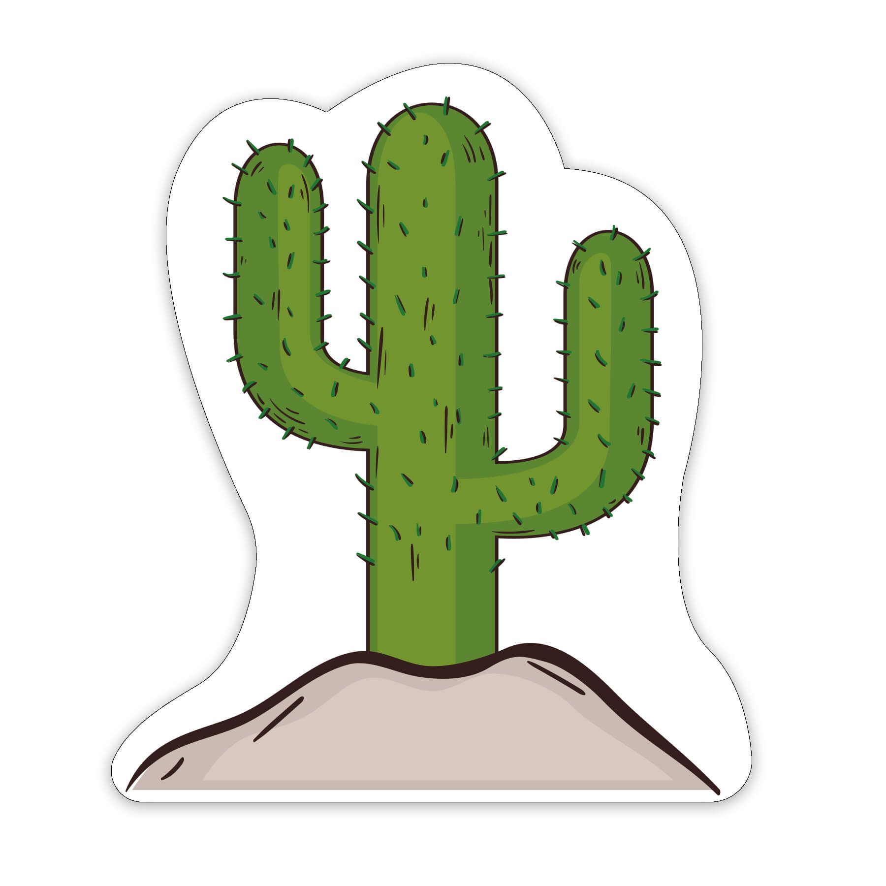 Cactus Shaped NoteKeeper™ Magnet 35 Mil 7