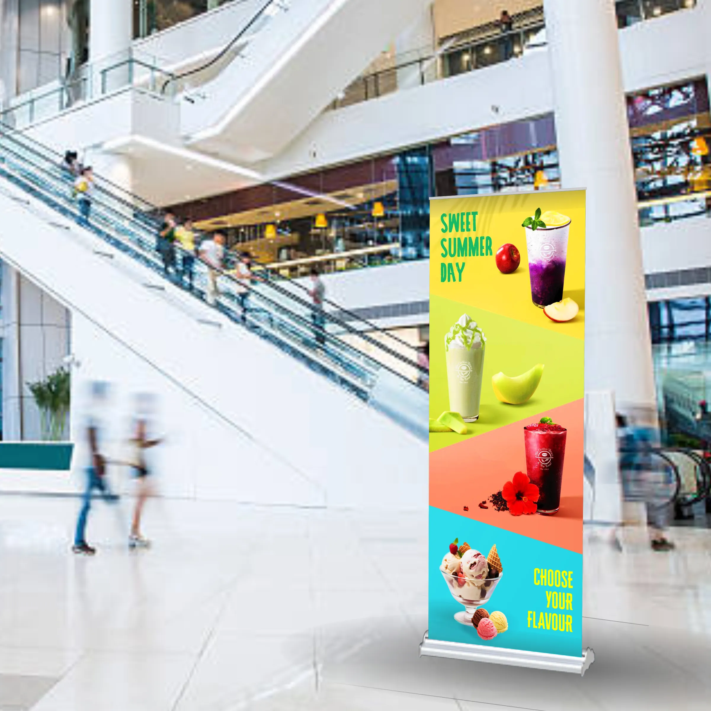 36" X 92" Wide Super Deluxe Retractable Banner Kit 2