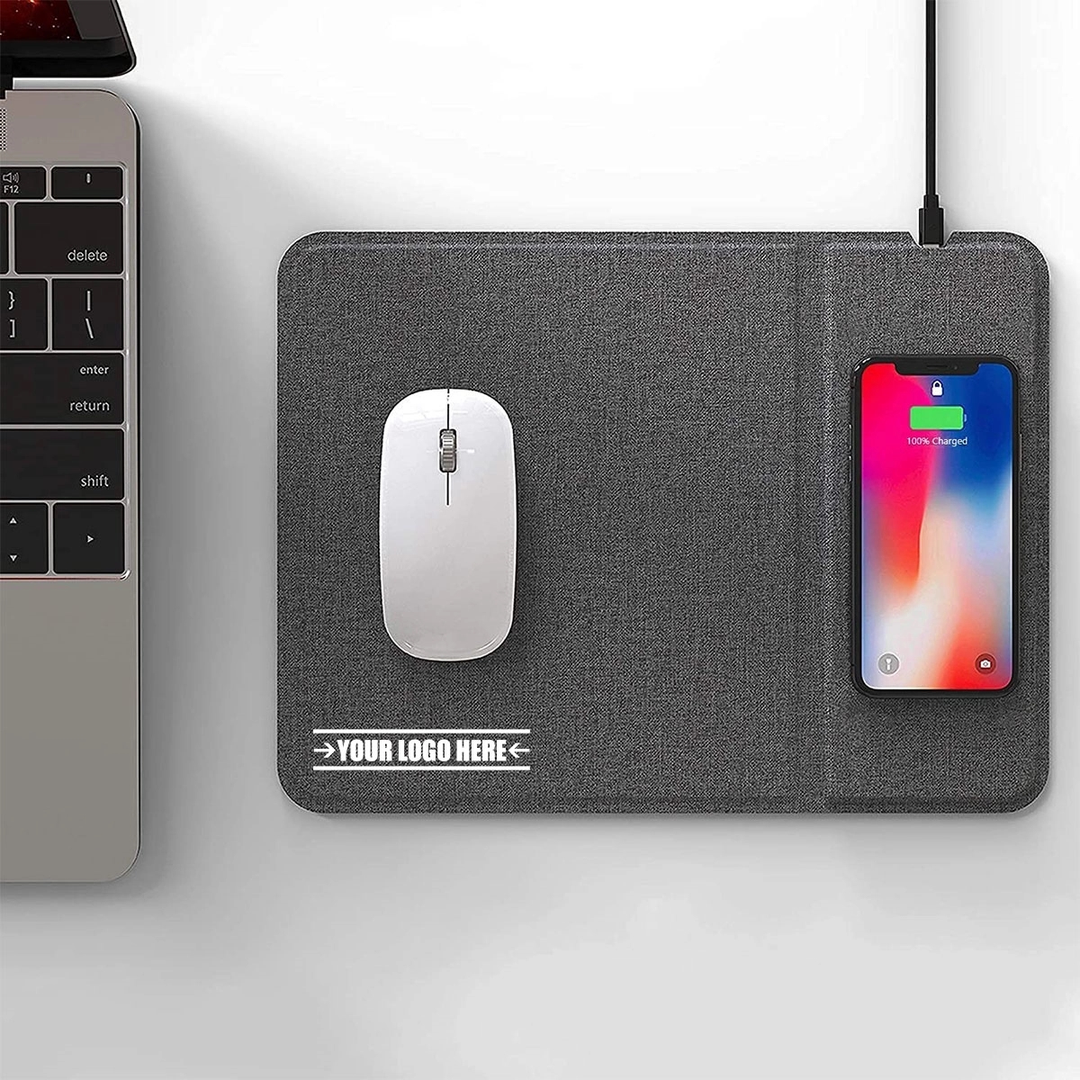 15W Fast Wireless Charging Mouse Pad Qi Certified 4