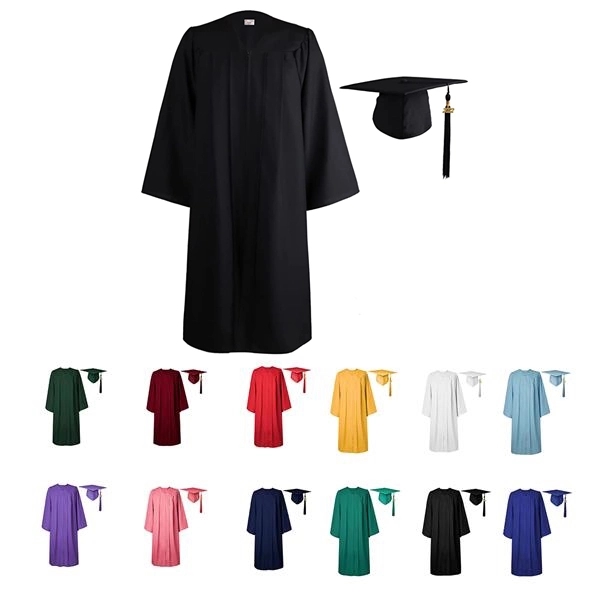 GradSeason Matte Graduation Gown Cap Tassel Set 2025 15
