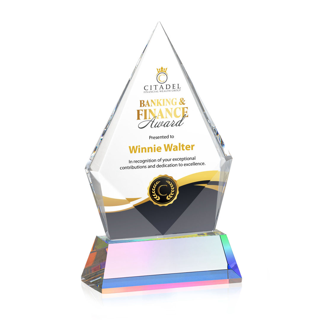 Shelton VividPrint™ Award on Newhaven Base - Prismatic 3