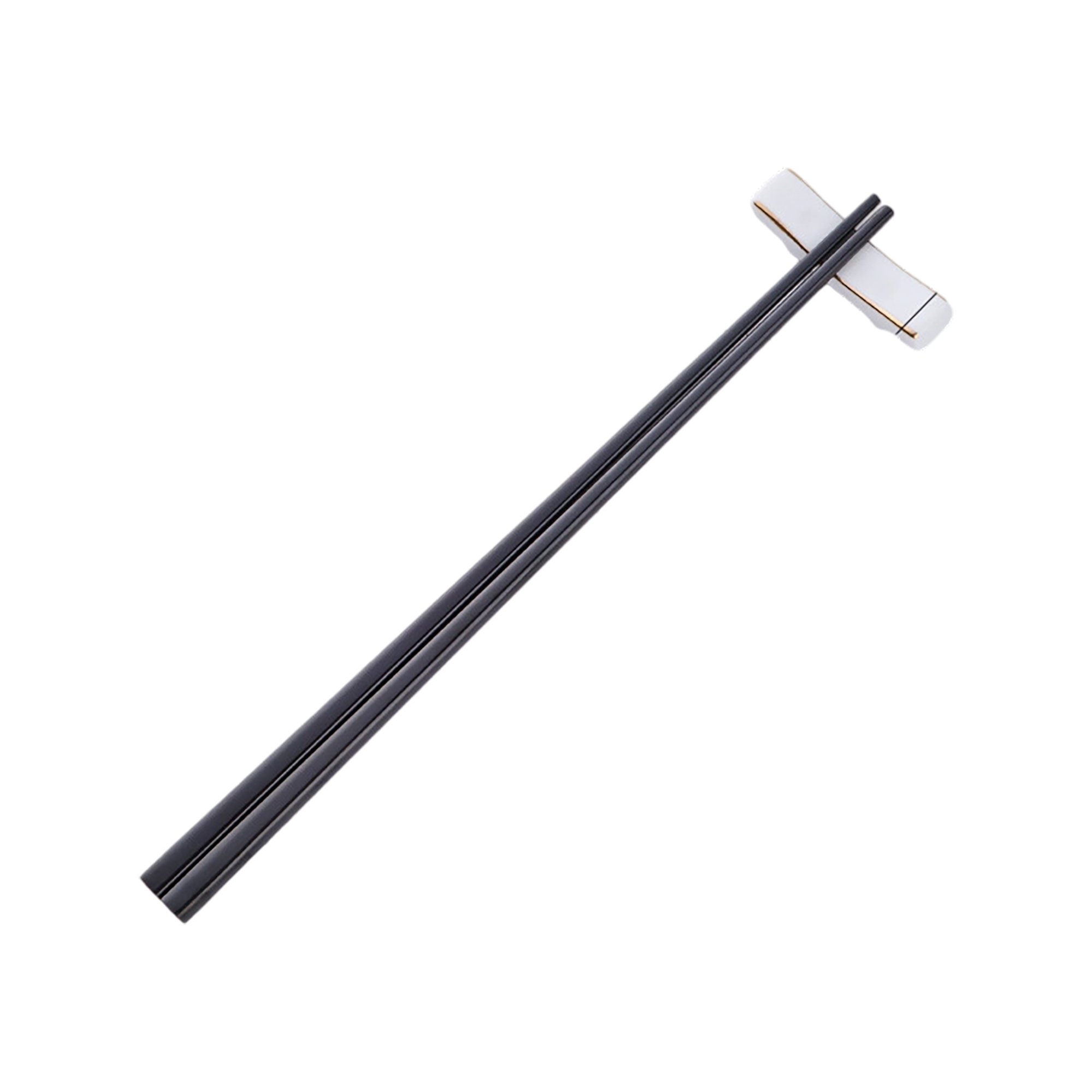304 Stainless Steel Reusable Chopsticks Slip Resistant 8.86" 1