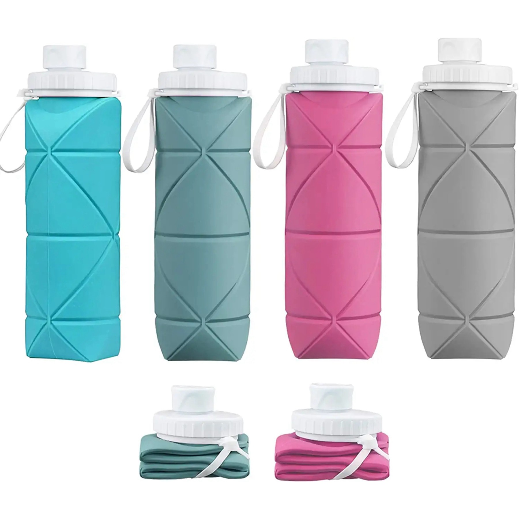Collapsible Silicone Water Bottle 2