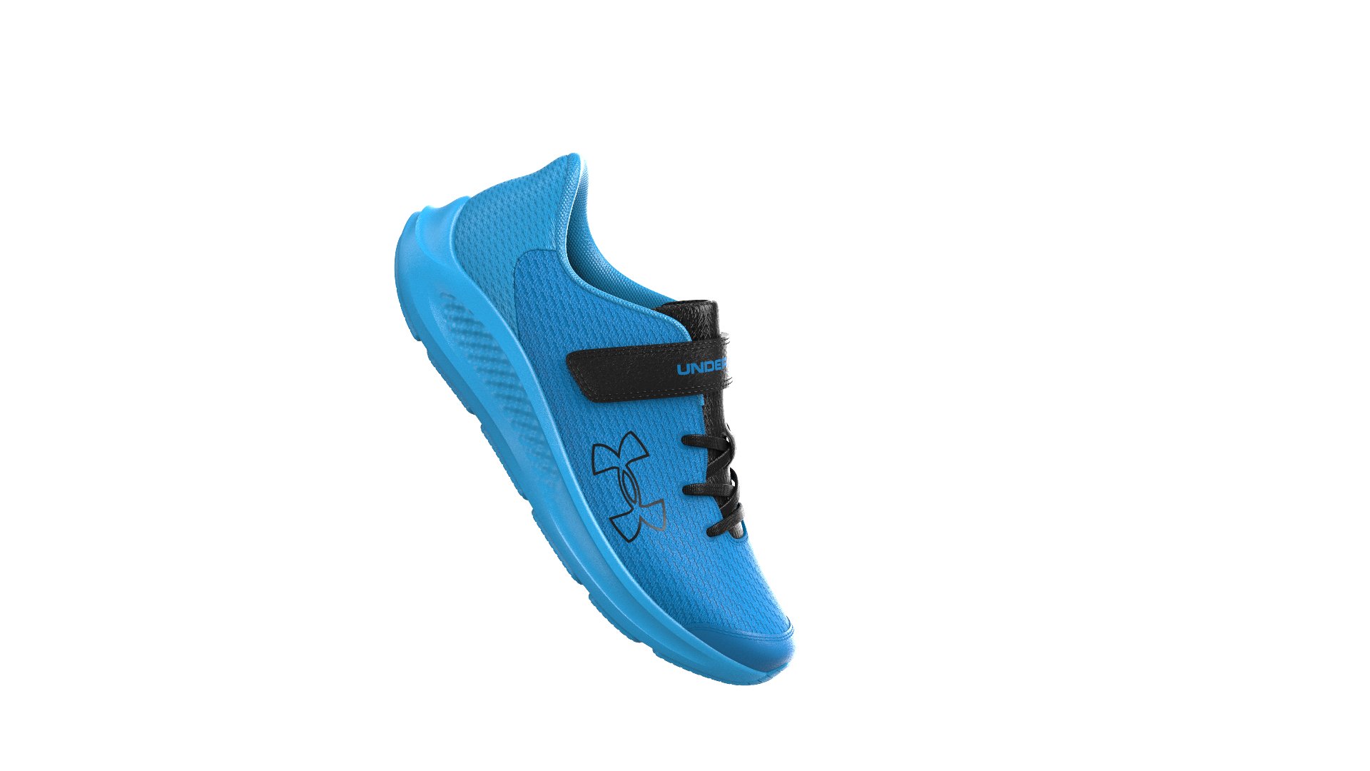 UA Pursuit 3 AC Big Logo Boys' Pre-School Running Shoes 4