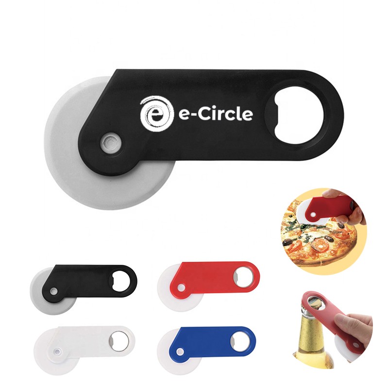Pizza Cutter and Bottle Opener - Multi-Function Kitchen Tool 2
