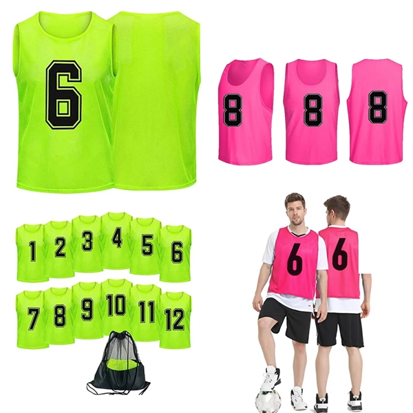 Adult & Kids' Polyester Mesh Training Pinnie 8