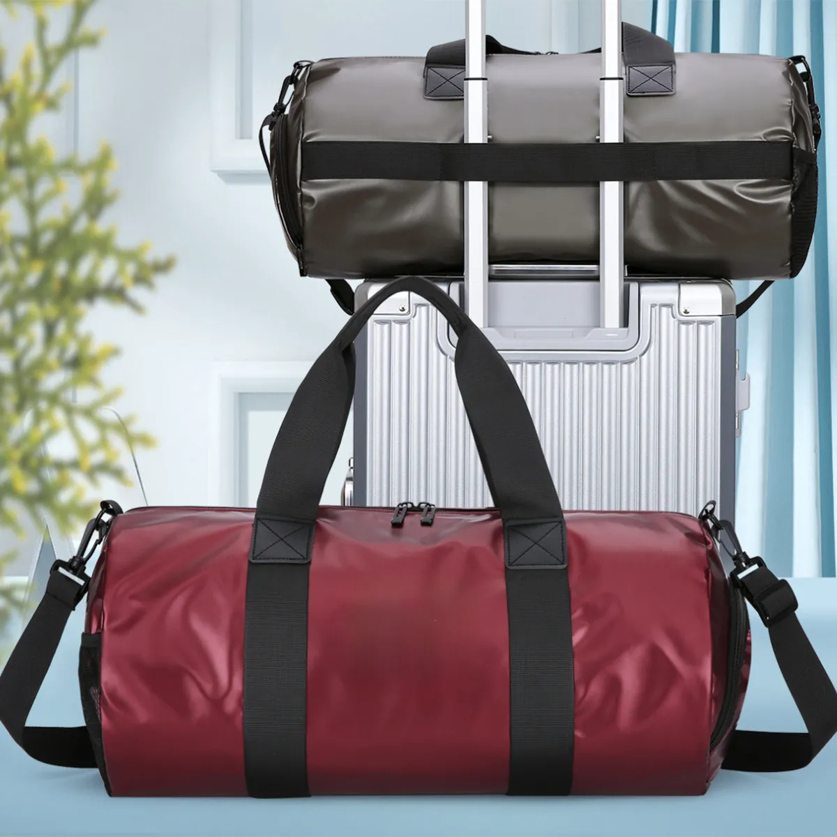 60L Large Capacity Luggage Fitness Sports Travel Bag 5