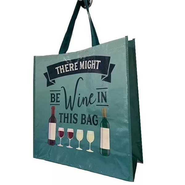 Custom Laminated PP Woven Shopping Bag - 9.5 " x 7 " x 11 " 2