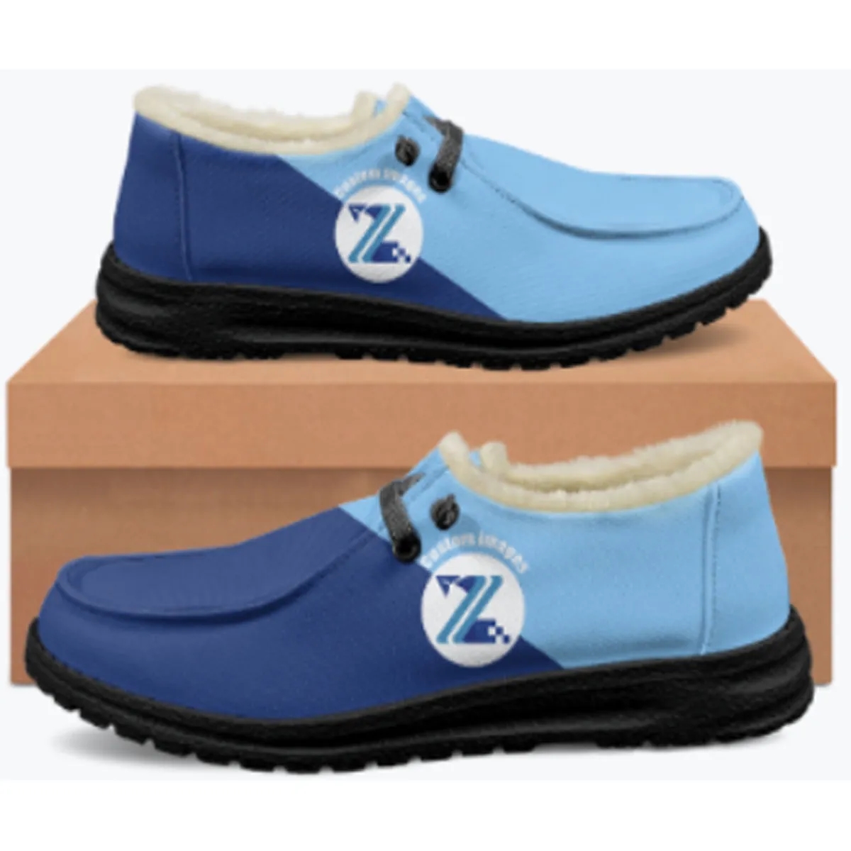 Plush Loafers, custom women's shirt with logo imprint 2