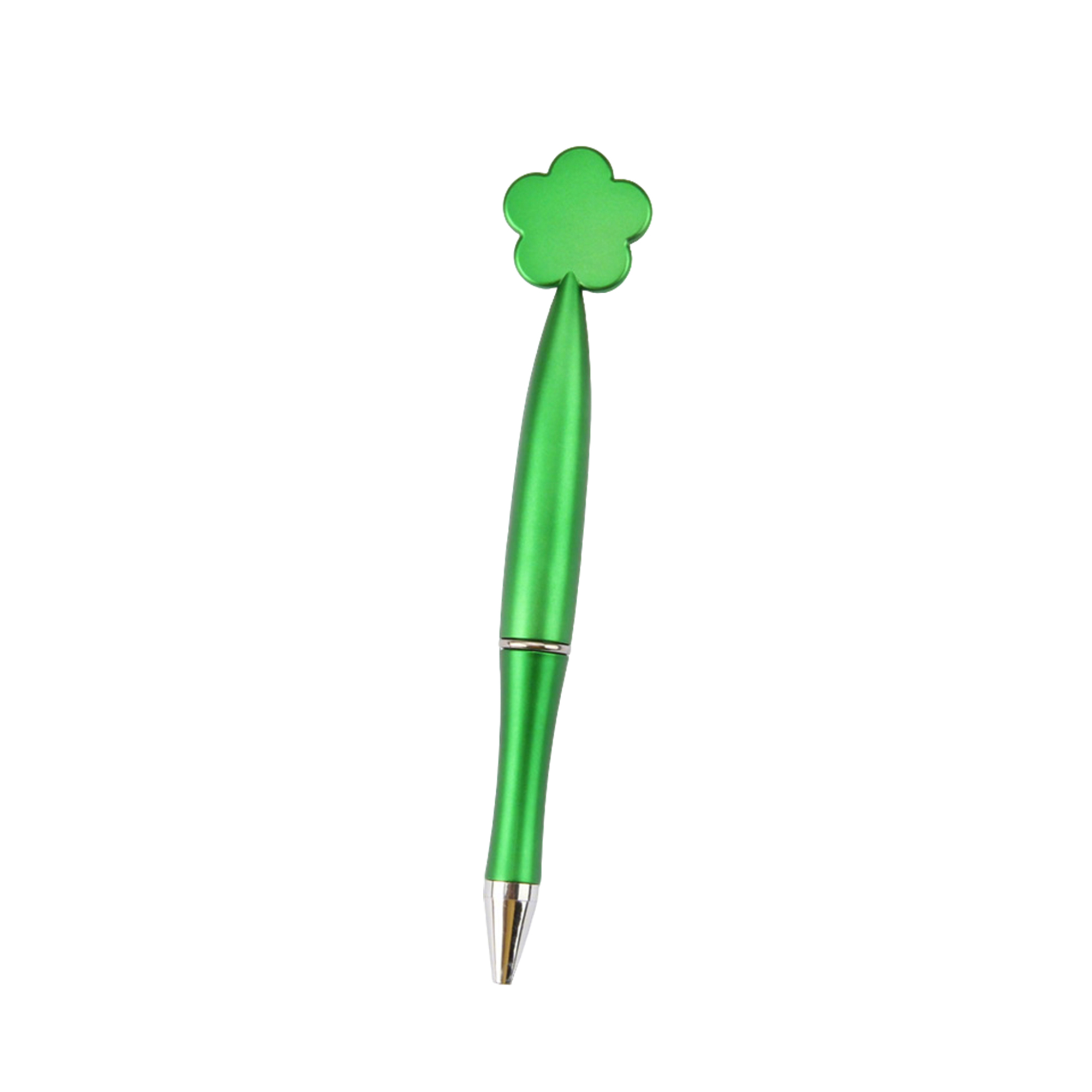 Flower Style Roller Ball Pen 5.28" Length X 0.43" Width 8