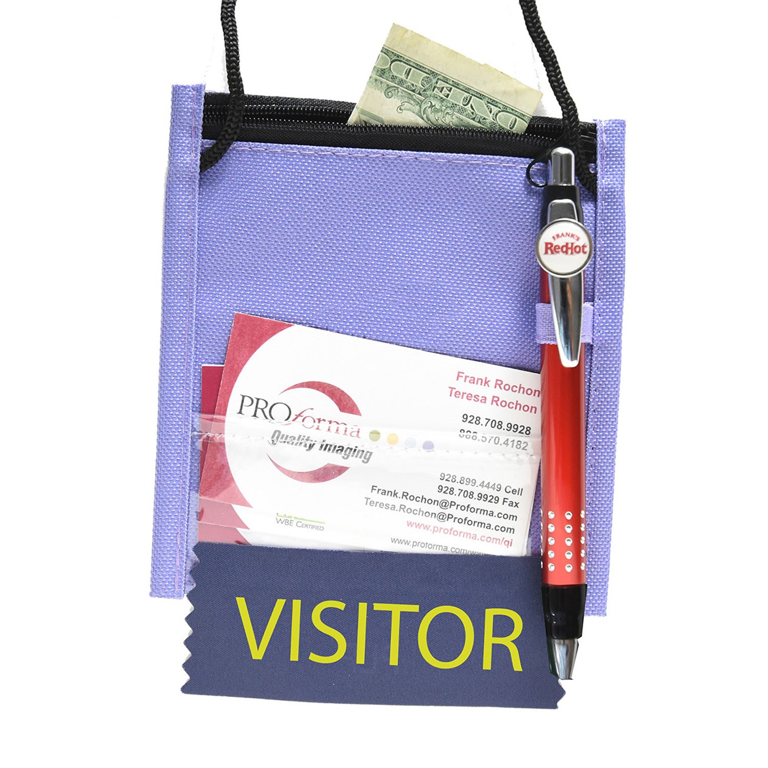 POLYESTER MEDIUM SIZE NECK WALLET 16