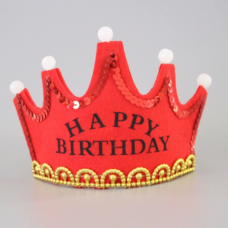 Birthday Glowing Crown Hat 4