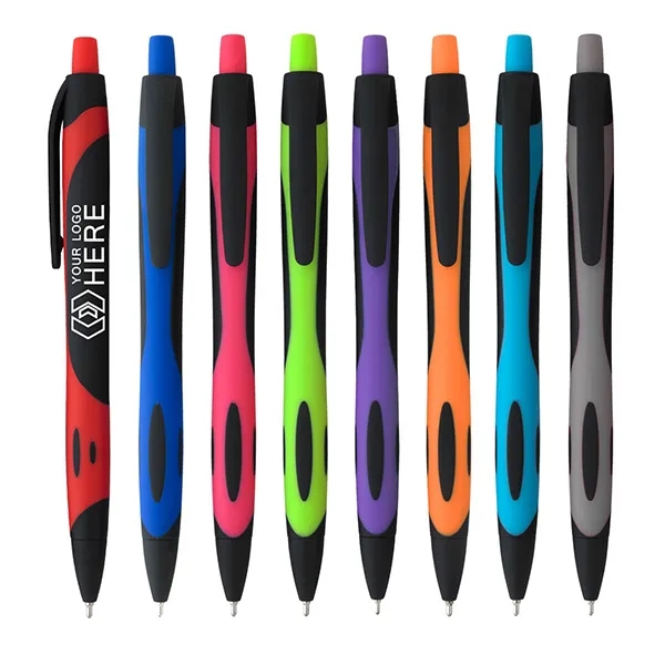 Two-Tone Sleek Write Rubberized Pen 2