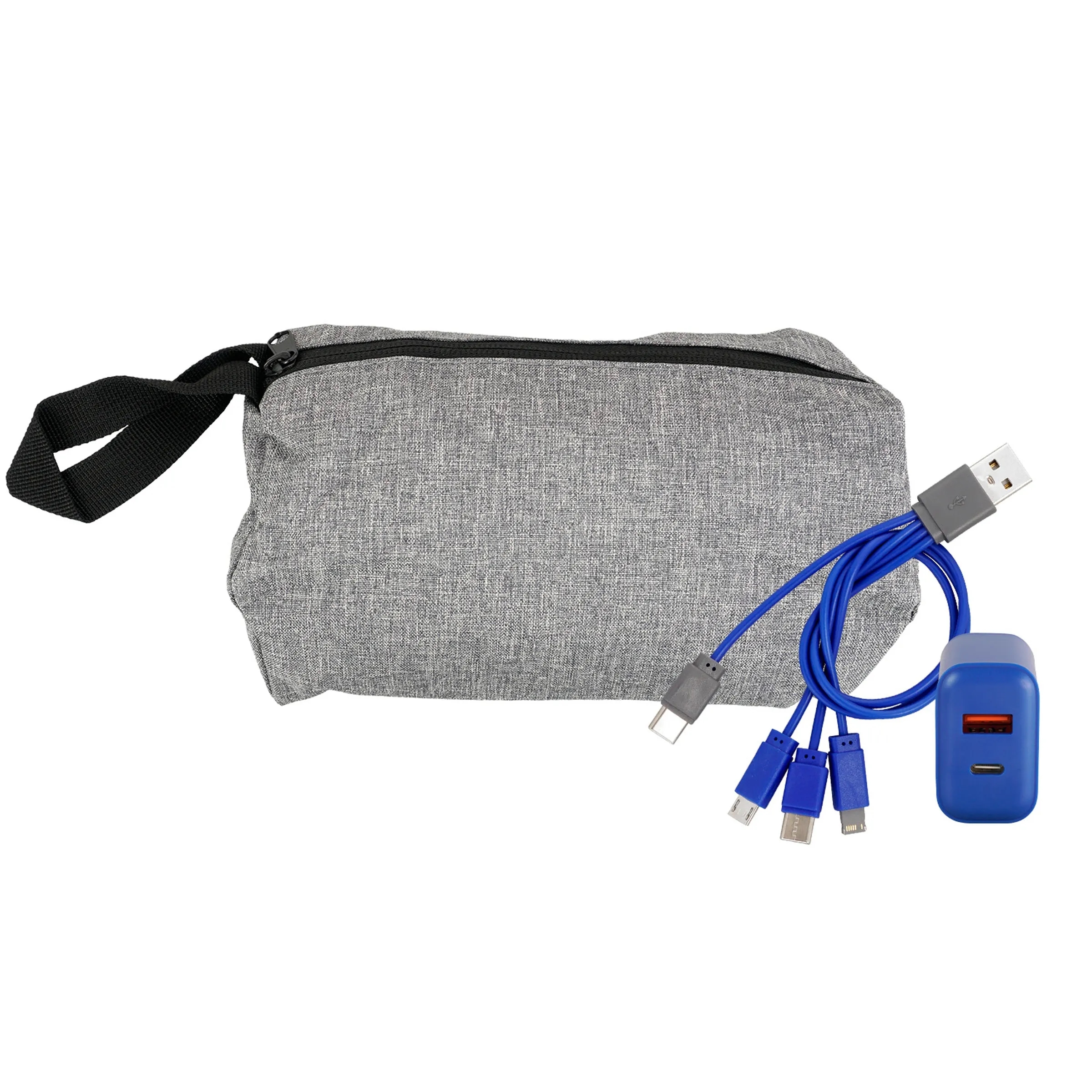 Recycled Travel Pouch Fast Charger Set 5