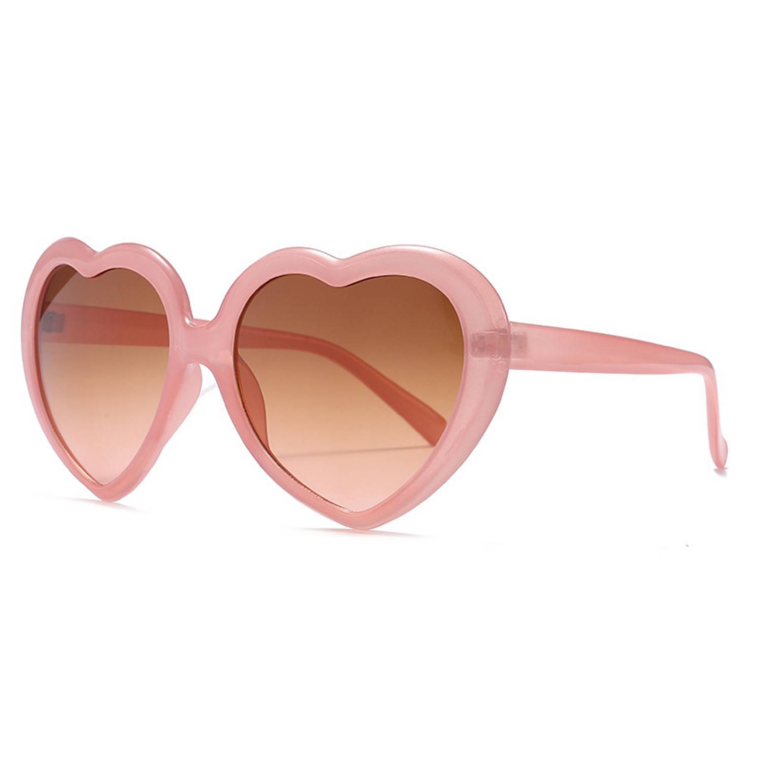 Oversize UV Protection Heart Shaped Sunglasses 8
