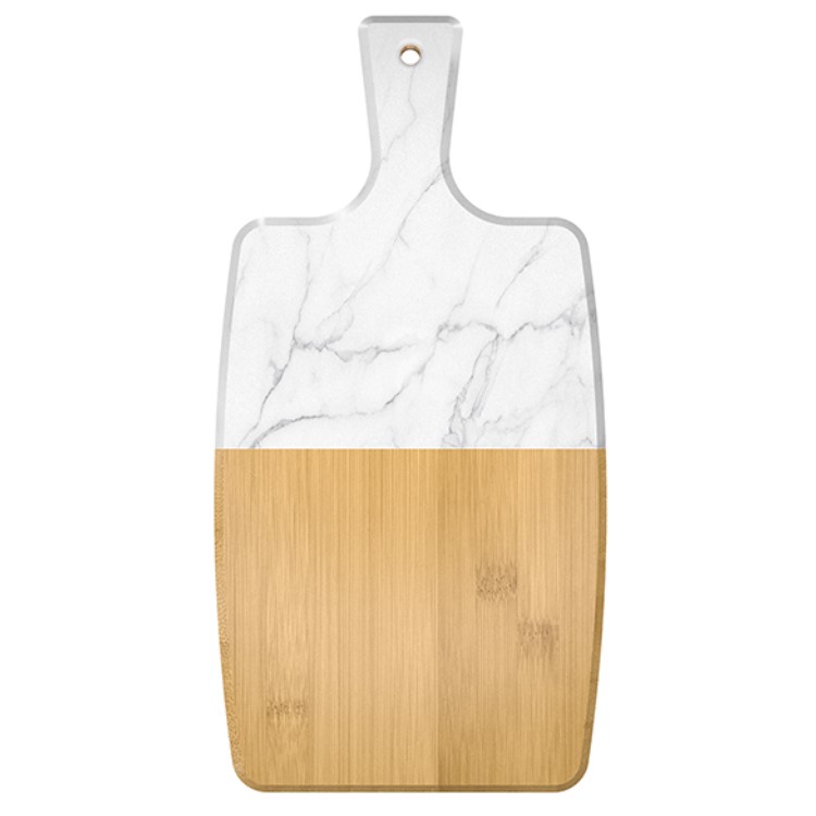 UV Print Faux "Marble" Bamboo Paddle Board 3