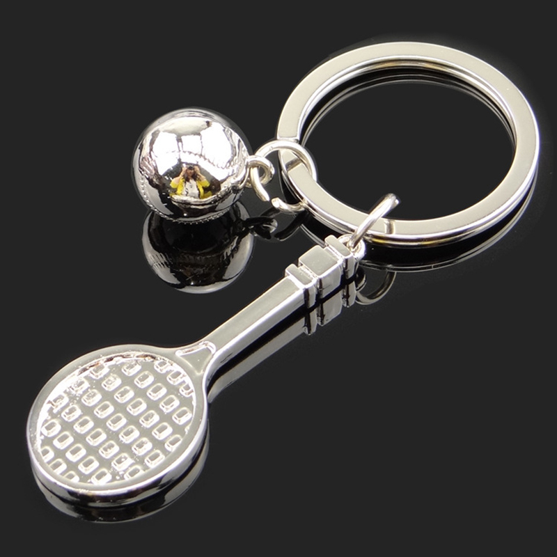 Creative Metal Tennis Key Ring 4