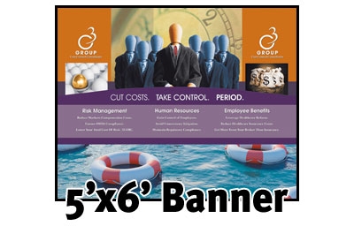 Full Color Banner 5'x6' - Vinyl