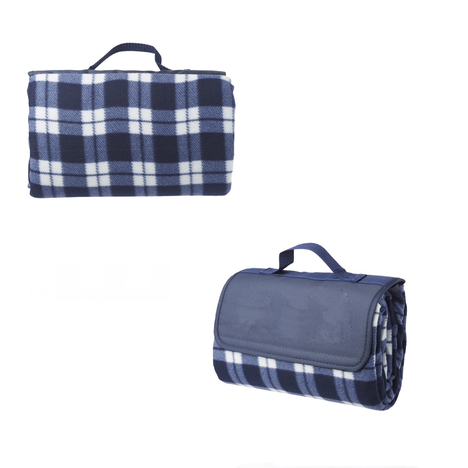 Checkered Roll-Up Picnic Blanket 6