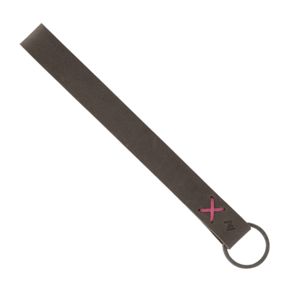 Hayward Leather Wrist Keychain with Metal Split-Ring 15